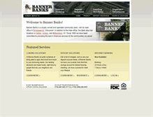 Tablet Screenshot of bannerbanks.com